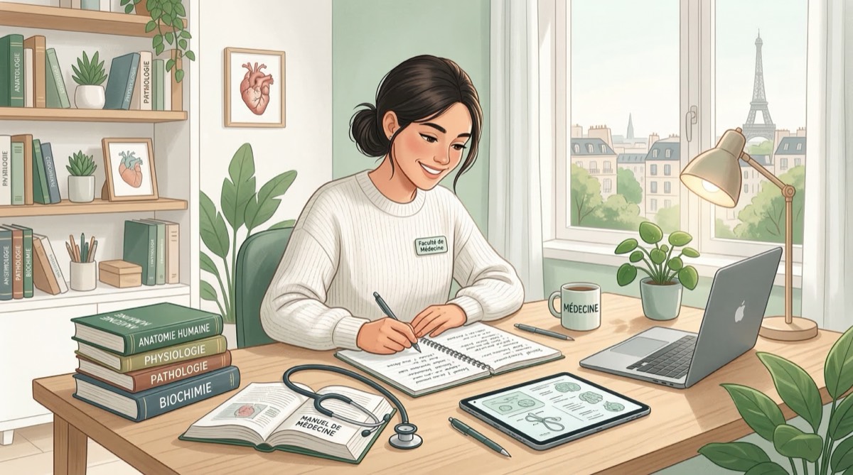 Étudiants collaborant